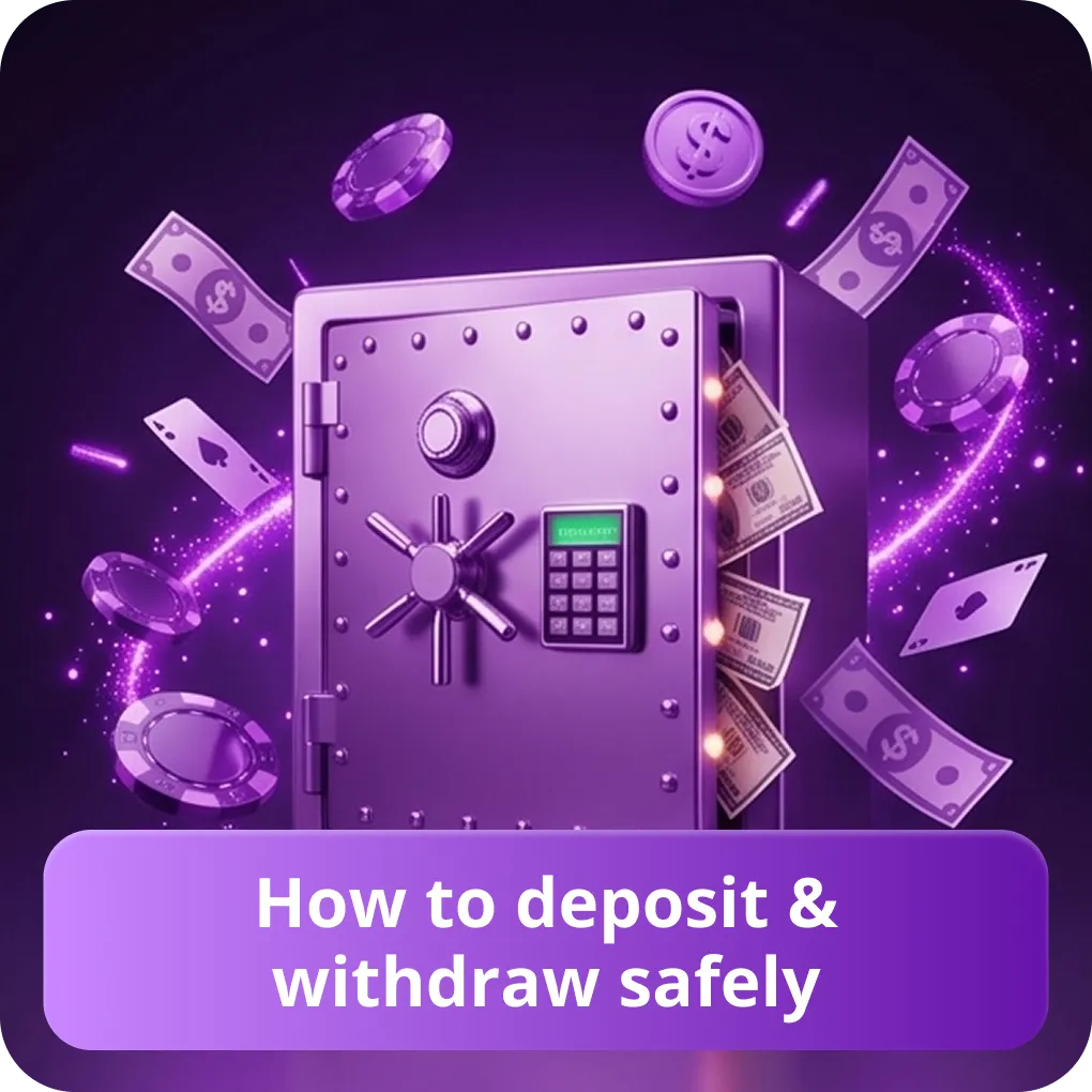 How to deposit & withdraw safely Bitcoin casino