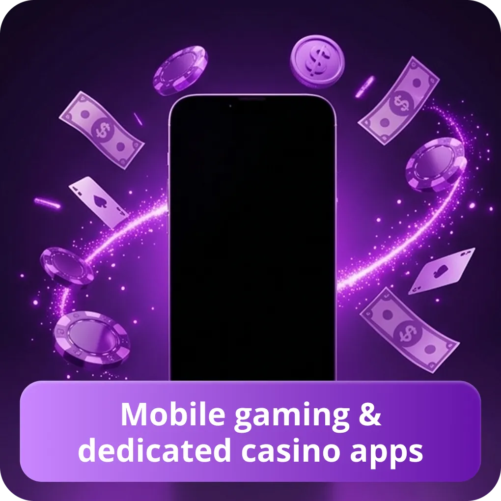 Mobile gaming & dedicated casino apps 