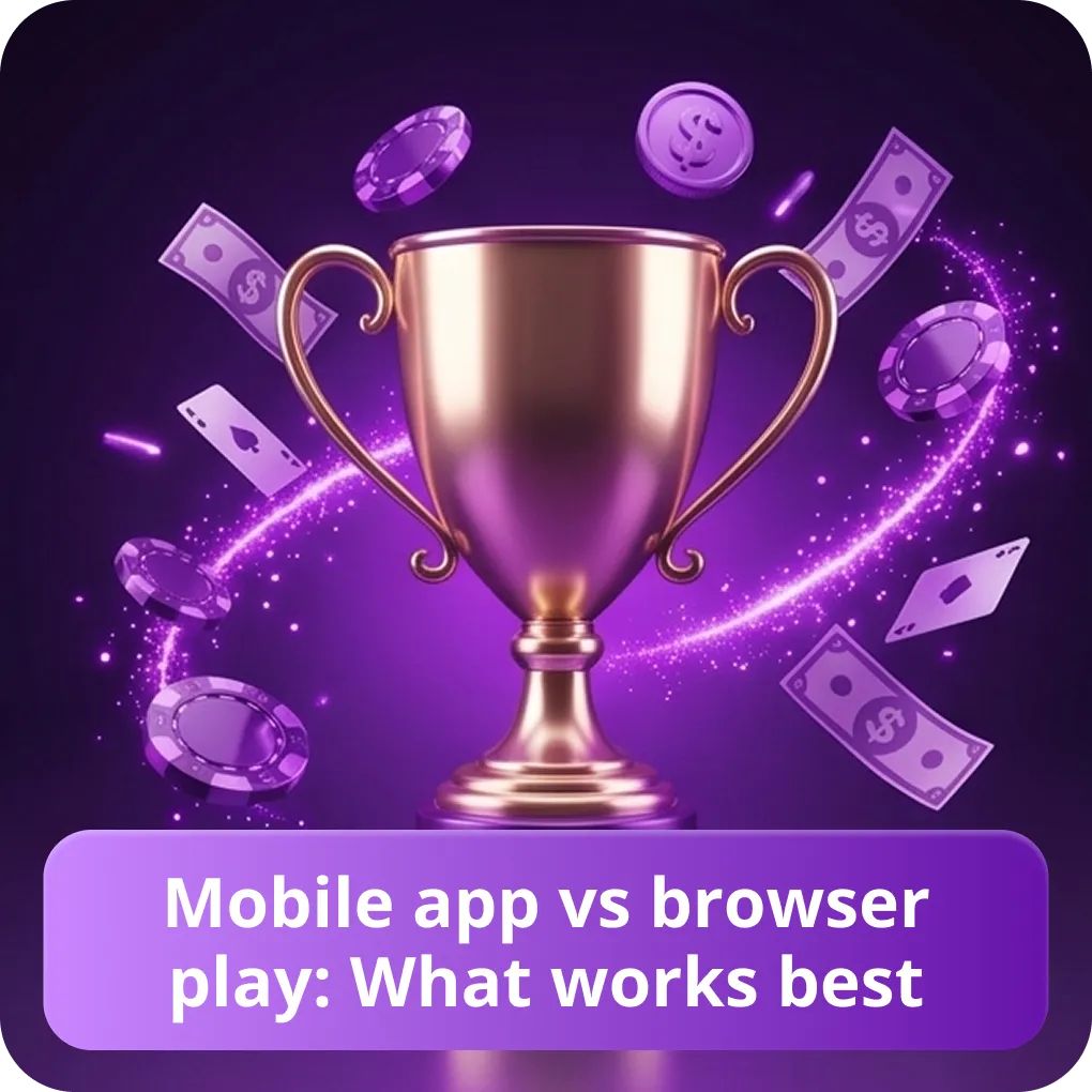 Mobile app vs browser play: What works best