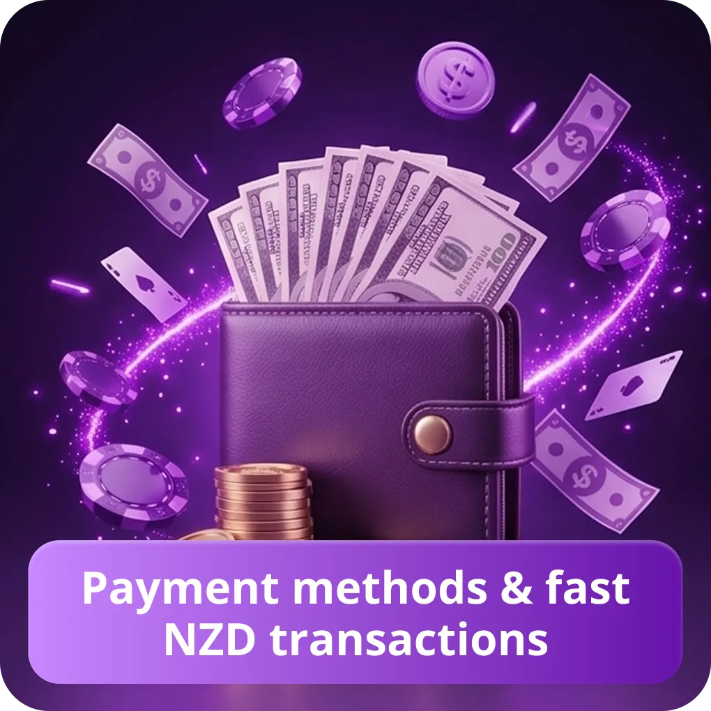 Payment methods & fast NZD transactions 