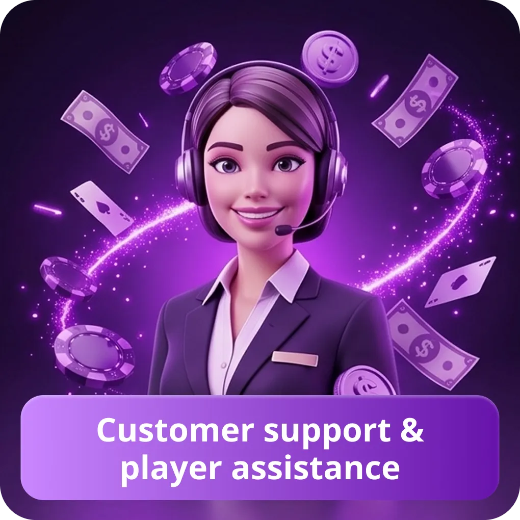 Customer support & player assistance 