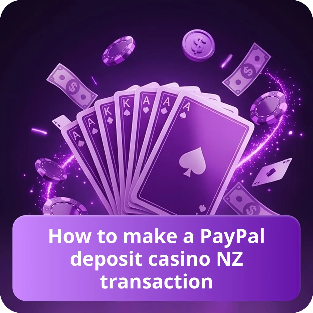 How to make a PayPal casino NZ deposit transaction