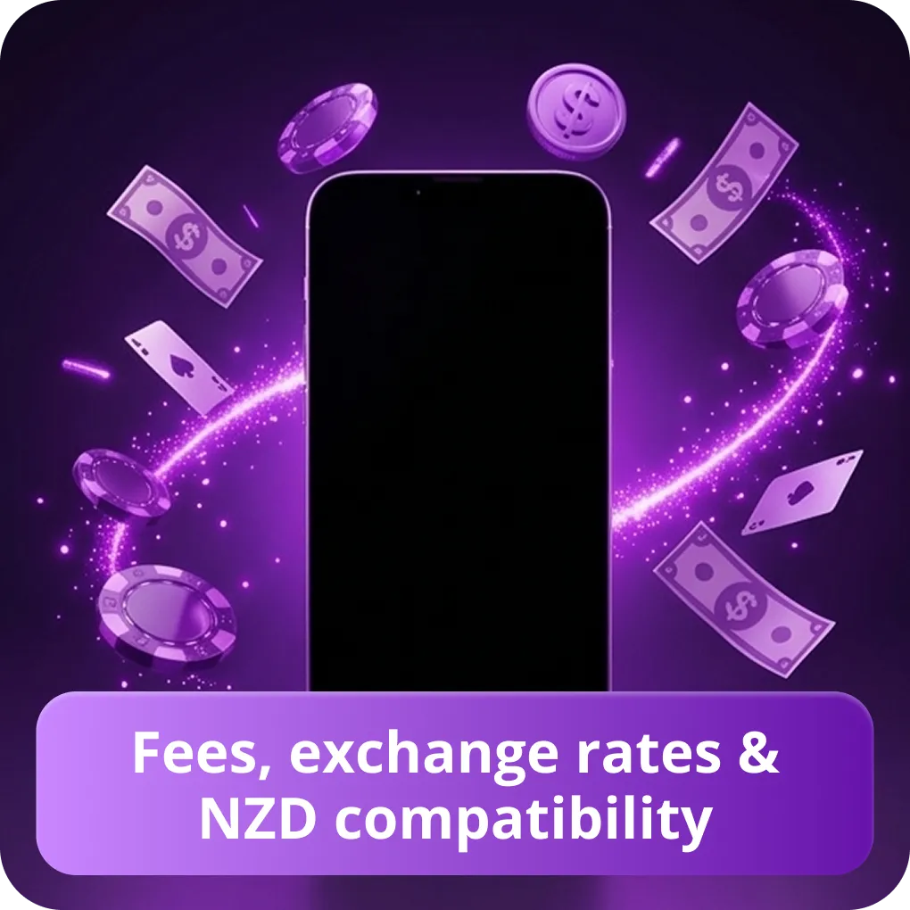 Fees, exchange rates & NZD compatibility at PayPal casino sites