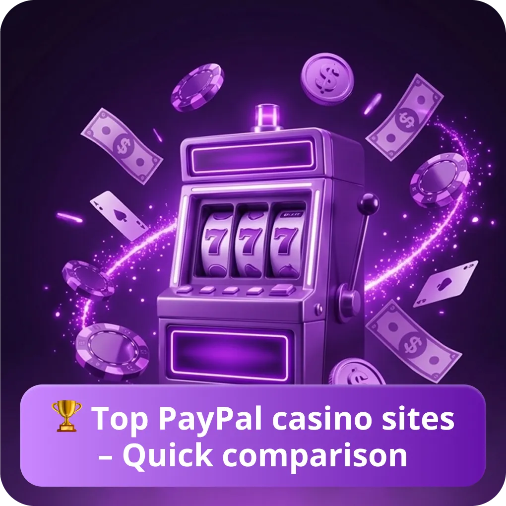🏆 Top PayPal casino sites – Quick comparison